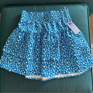 Addison Bay Blue and White Floral Skirt